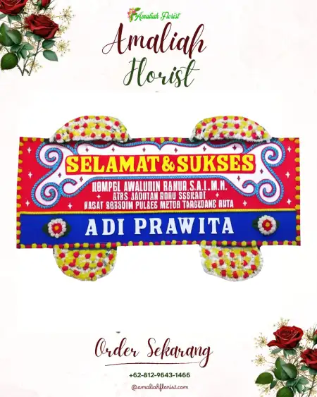 Papan Bunga Ucapan Selamat Kulurejo